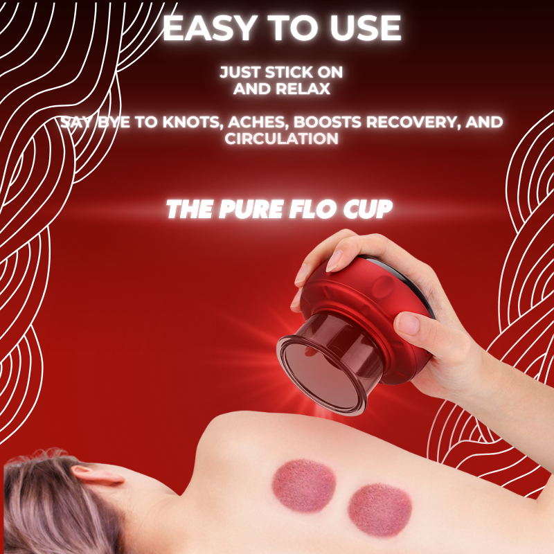 The PureFlo Cup Electronic Cupping Massager